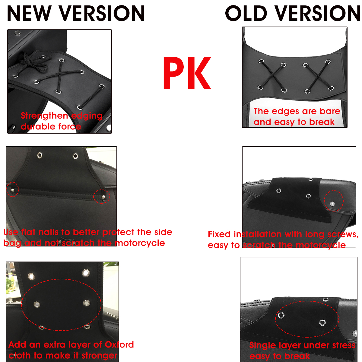 2X-Motorcycle-PU-Leather-Saddlebags-Side-Bag-Waterproof-For-Davison-1637195