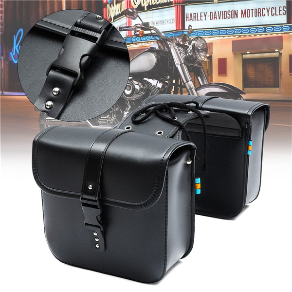 A-Pair-Motorcycle-Saddle-Bag-Bike-Side-Storage-Fork-Tool-Pouch-For-Harley-1262837