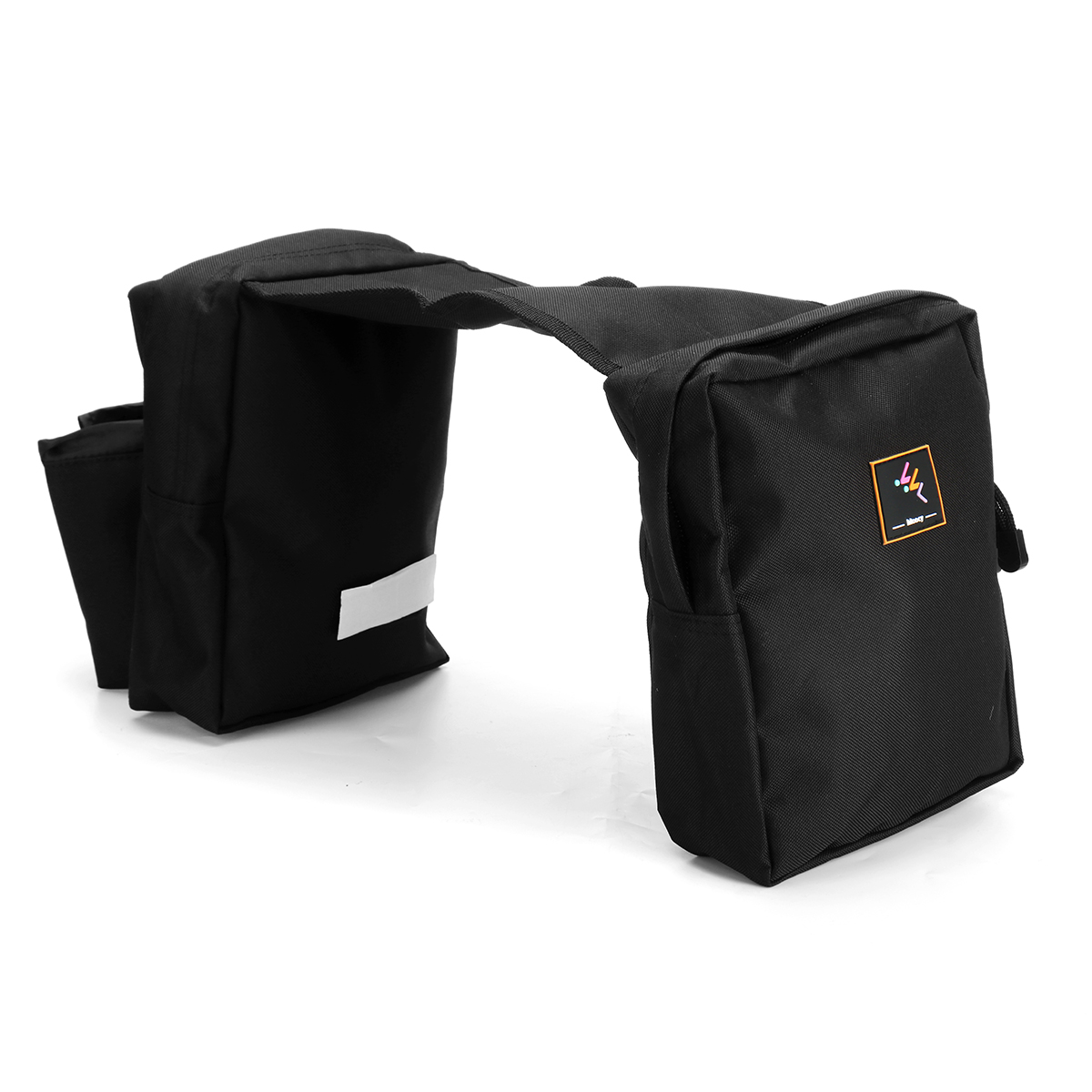 ATV-Fuel-Tank-Saddlebags-Quad-Bike-Motorcycle-Saddle-Bag-Snowmobile-Pocket-Storage-Black-1549455