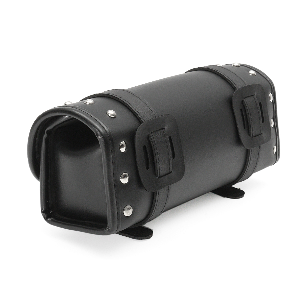 Black-Motorcycle-Front-Rear-Fork-Tool-Saddle-Bag-For-Harley-Softail-Sportster-Dyna-1135164