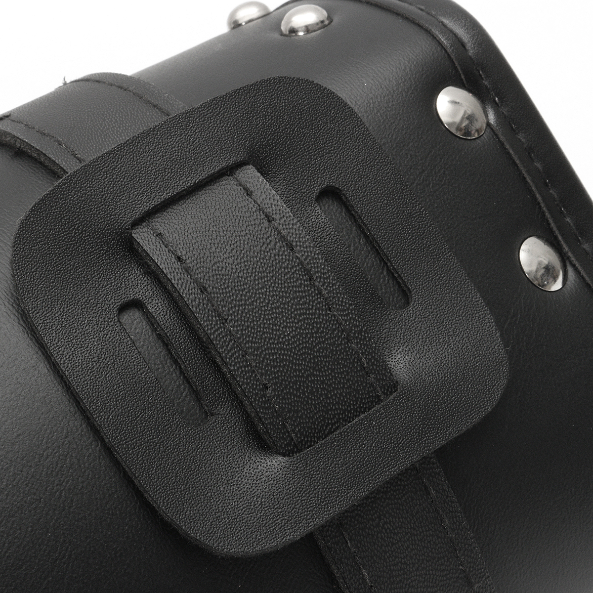 Black-Motorcycle-Front-Rear-Fork-Tool-Saddle-Bag-For-Harley-Softail-Sportster-Dyna-1135164