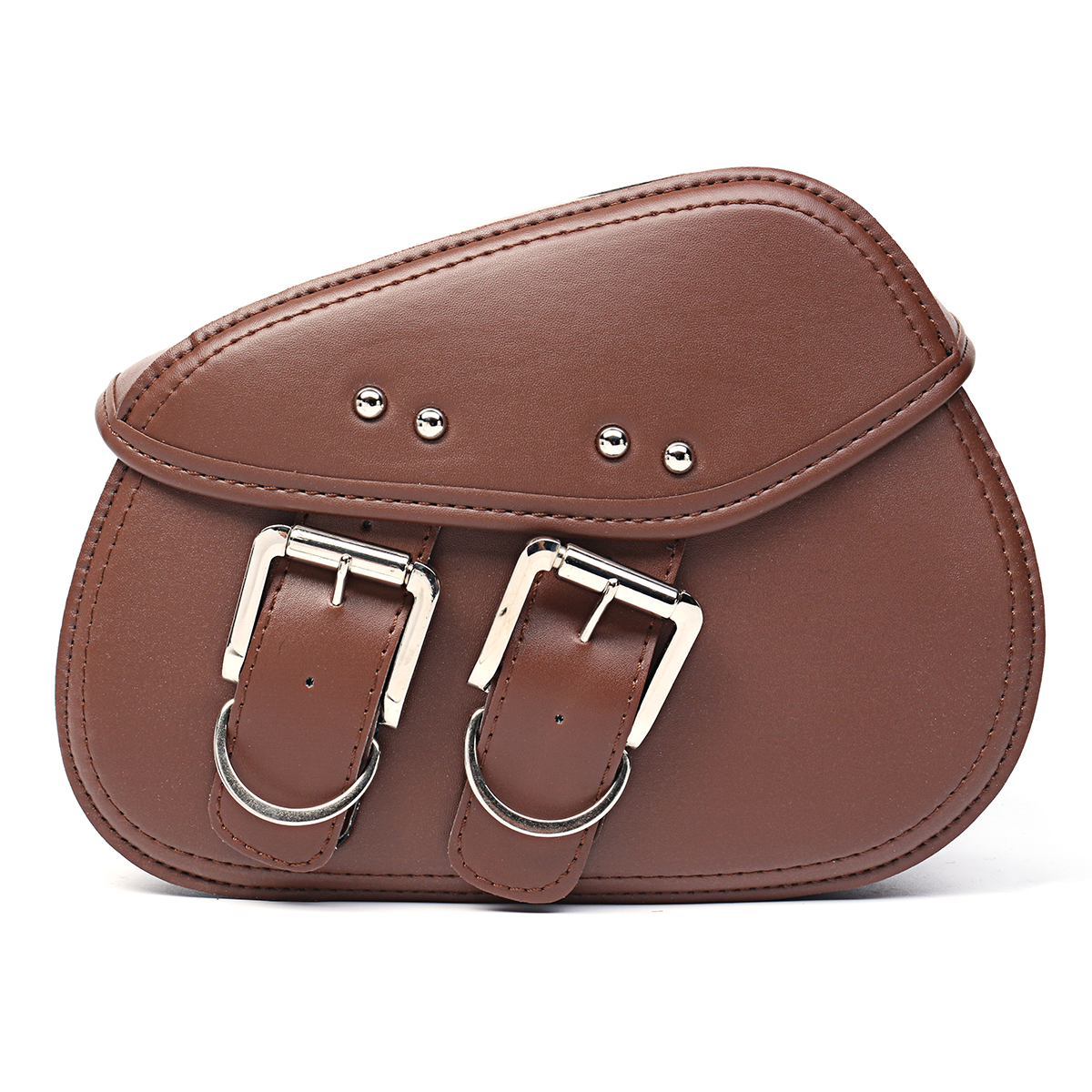 Brown-Motorcycle-PU-Leather-Saddlebags-Swingarm-Side-Tool-Bag-For-Harley-1313580