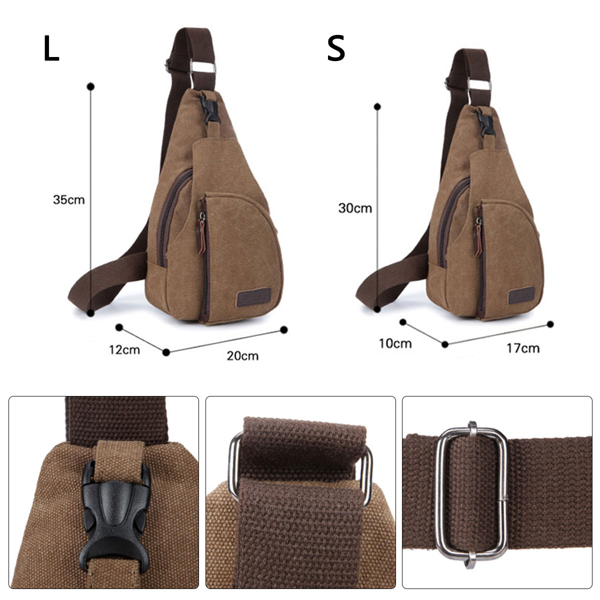 Canvas-Chest-Travel-Bag-CrossBody-Messenger-Sling-Shoulder-Backpack-Universal-1611629