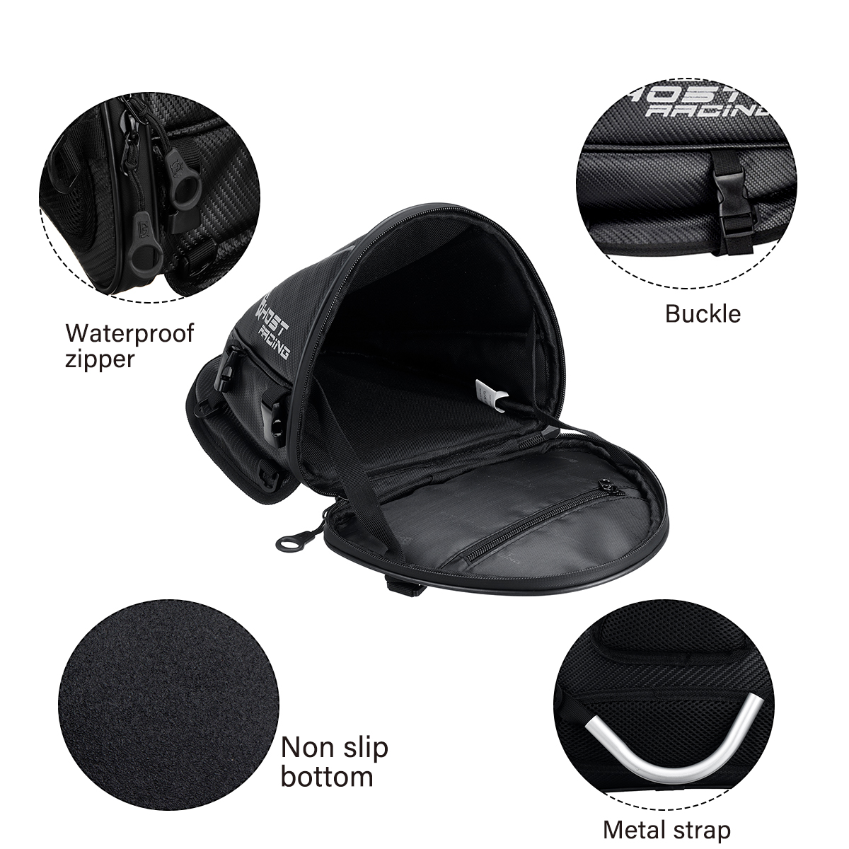 GHOST-RACING-Motorcycle-Tail-Bag-Rear-Trunk-Back-Seat-Carry-Luggage-Bike-Saddlebag-Waterproof-Tank-B-1774341