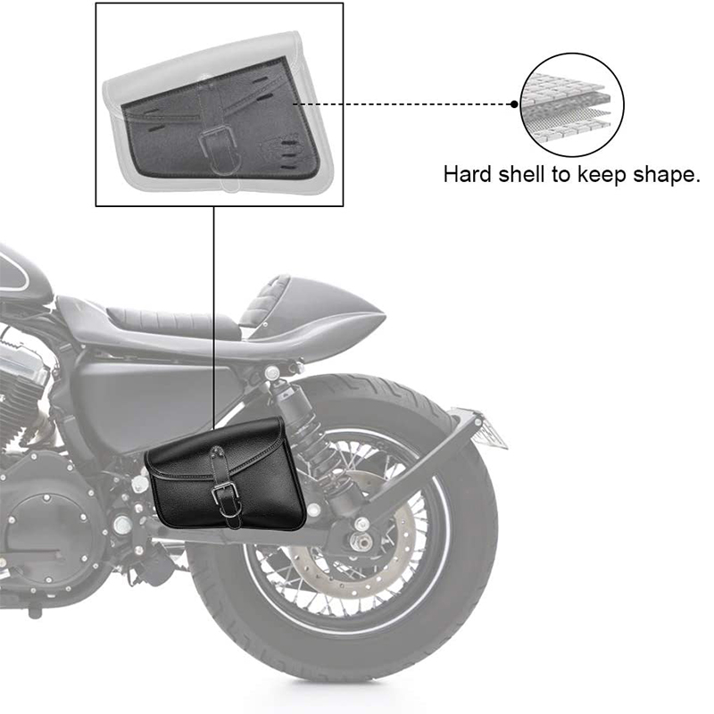 LeftRight-Motorcycle-Swingarm-Side-Saddlebag-Tool-Bags-Pu-Leather-Retro-Waterproof-Saddle-Bag-Black-1749399