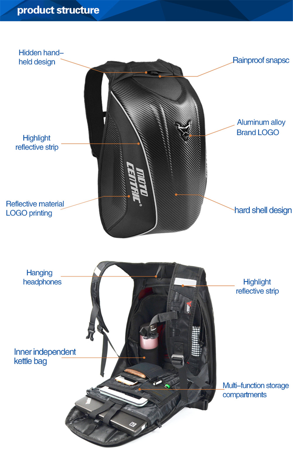 MOTOCENTRIC-Motorcycle-Motocross-Waterproof-Riding-Backpack-Luggage-Bags-With-Reflective-Strip-1374412