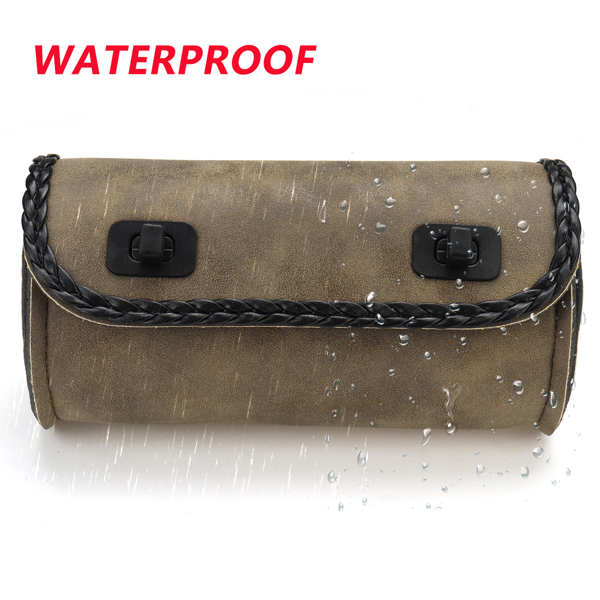 Motorcycle-Bike-Front-Fork-Tool-Storage-Bag-Luggage-Saddlebags-Pouch-Universal-1807433