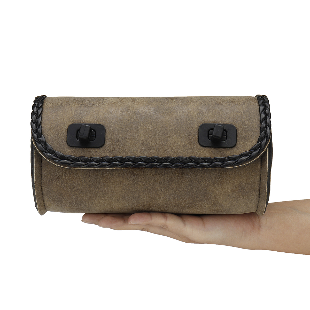 Motorcycle-Bike-Front-Fork-Tool-Storage-Bag-Luggage-Saddlebags-Pouch-Universal-1807433