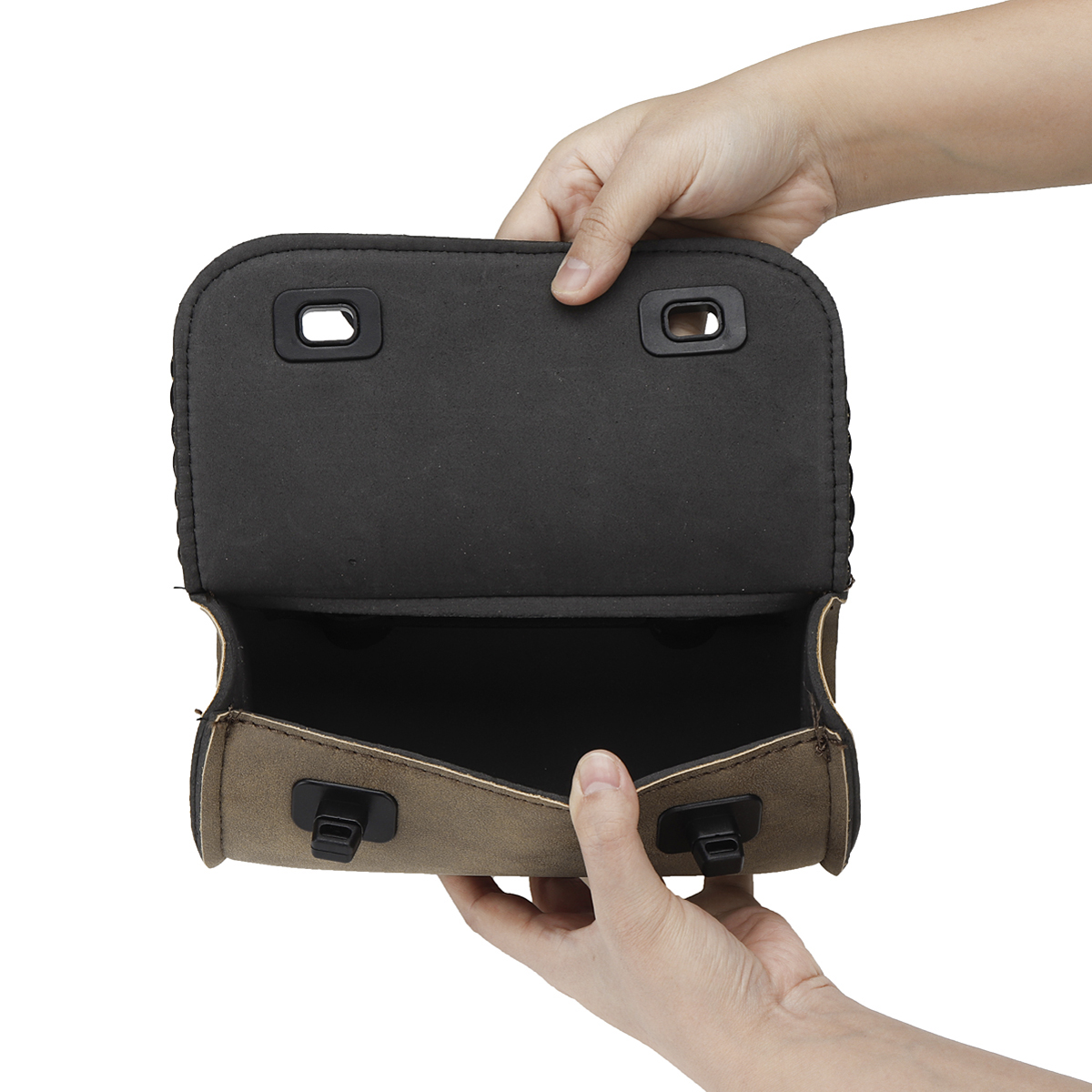 Motorcycle-Bike-Front-Fork-Tool-Storage-Bag-Luggage-Saddlebags-Pouch-Universal-1807433