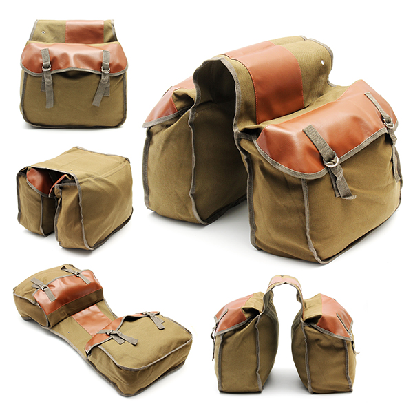 Motorcycle-Bike-Side-Saddle-Bag-Canvas-Luggage-Khaki-Bag-1163952