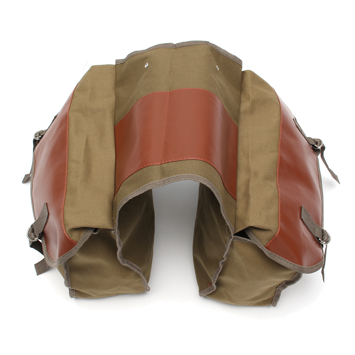 Motorcycle-Canvas-Saddlebags-Equine-Back-Pack-For-Haley-SportsterHonda-1264898