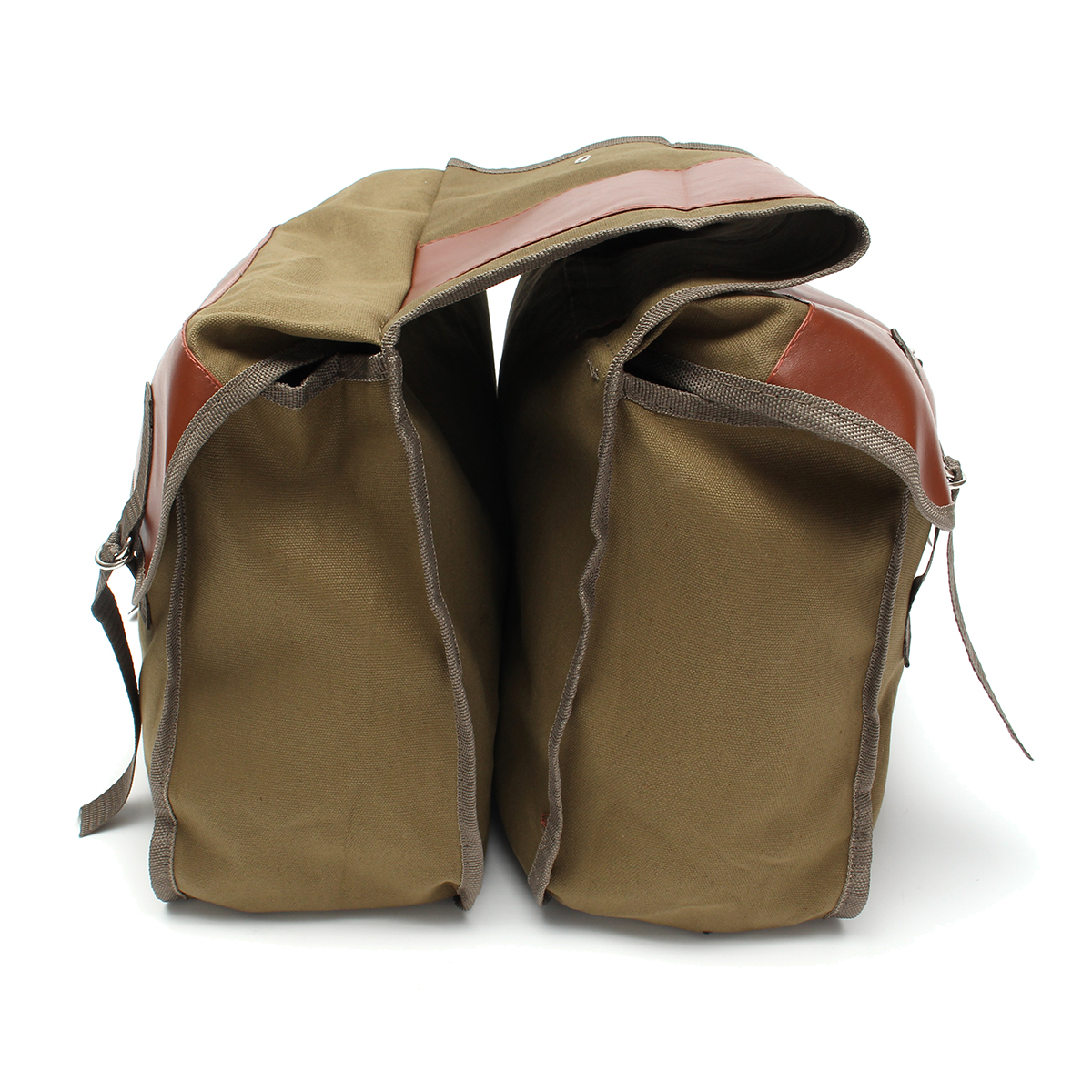 Motorcycle-Canvas-Saddlebags-Equine-Back-Pack-For-Haley-SportsterHonda-1264898