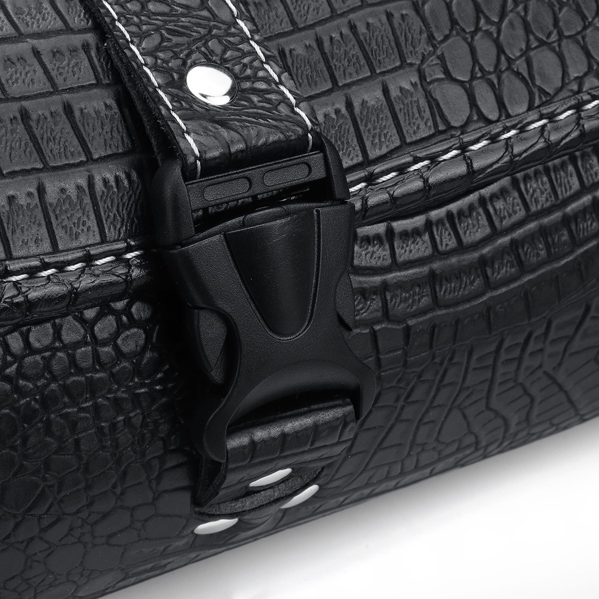 Motorcycle-Front-Fork-Tool-Bag-Roll-Side-Saddlebag-Black-With-Willow-Nails-1727840