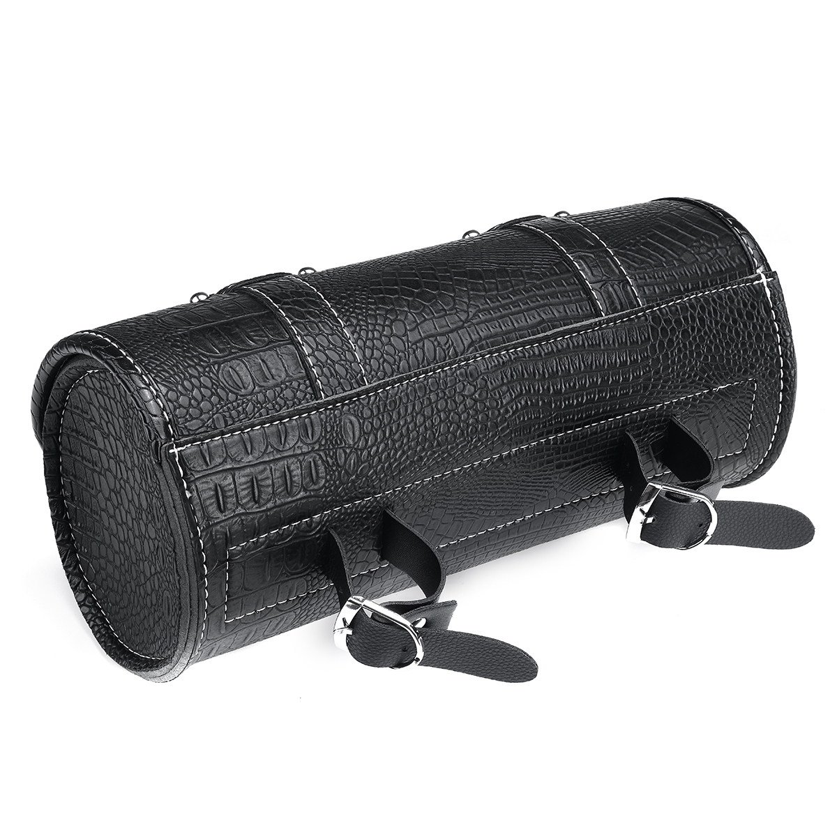 Motorcycle-Front-Fork-Tool-Bag-Roll-Side-Saddlebag-Black-With-Willow-Nails-1727840