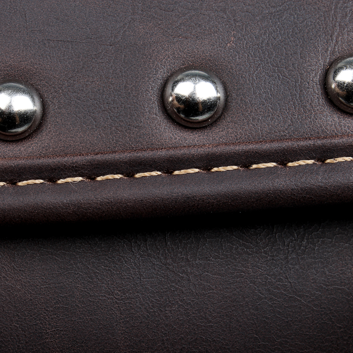 Motorcycle-Front-Fork-Tool-Saddle-Bag-Pouch-Saddlebags-Luggage-Leather-Barrel-Dark-Brown-1576704