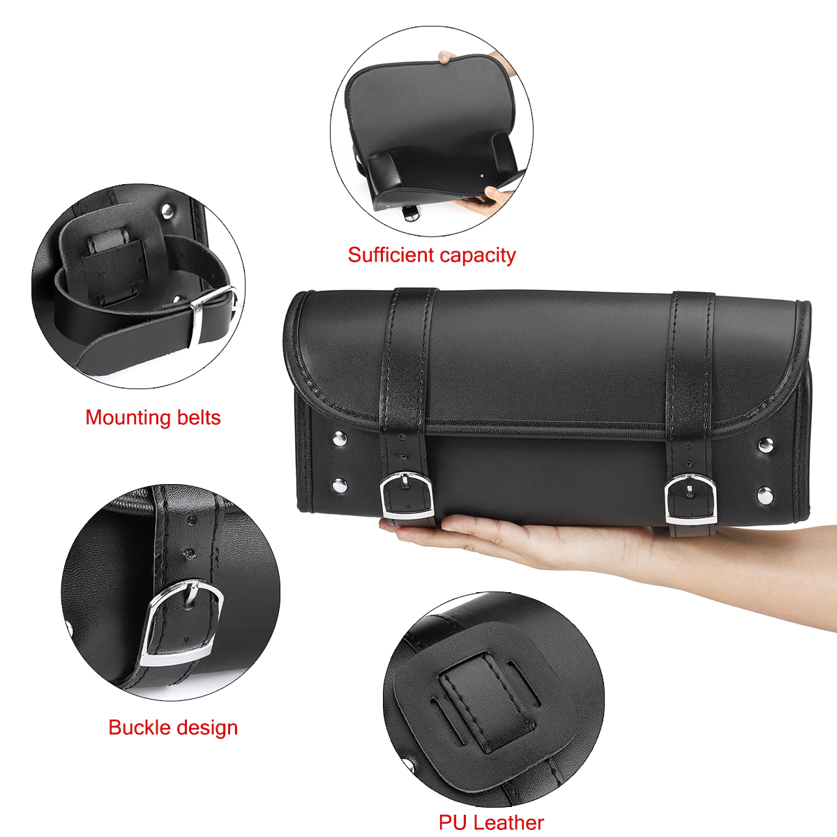 Motorcycle-Front-PU-Leather-Fork-Tool-Bag-Saddlebag-Pouch-Luggage-Universal-1623725
