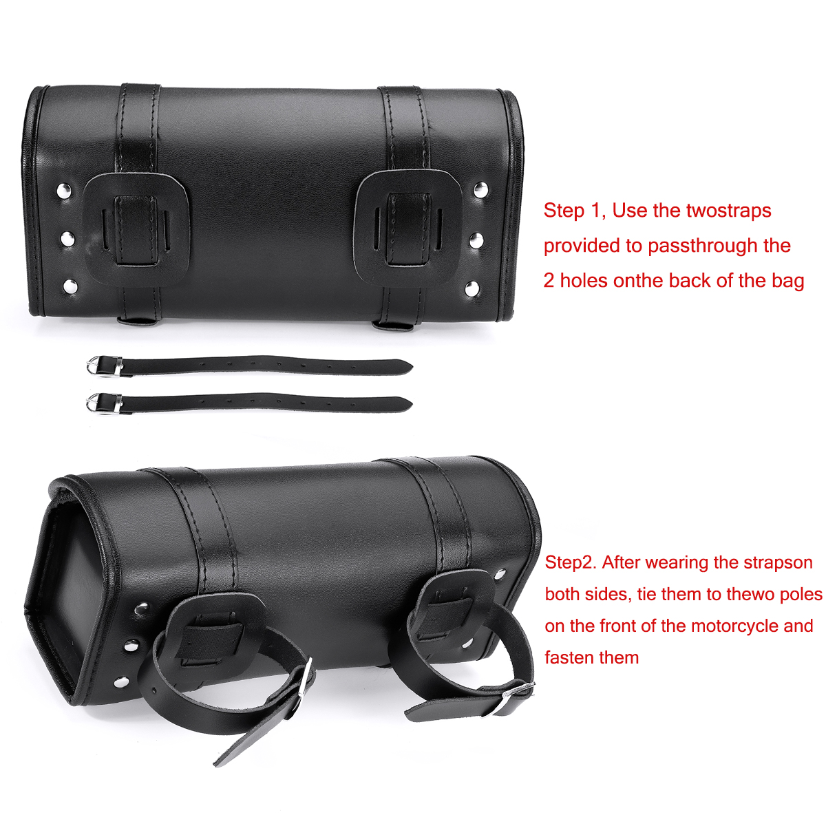 Motorcycle-Front-PU-Leather-Fork-Tool-Bag-Saddlebag-Pouch-Luggage-Universal-1623725