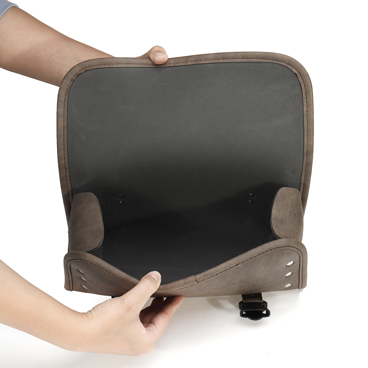 Motorcycle-Front-Rear-Handlebar-Fork-Tool-Bag-Saddlebag-Storage-Luggage-Matte-Brown-For-Harley-31131-1637538