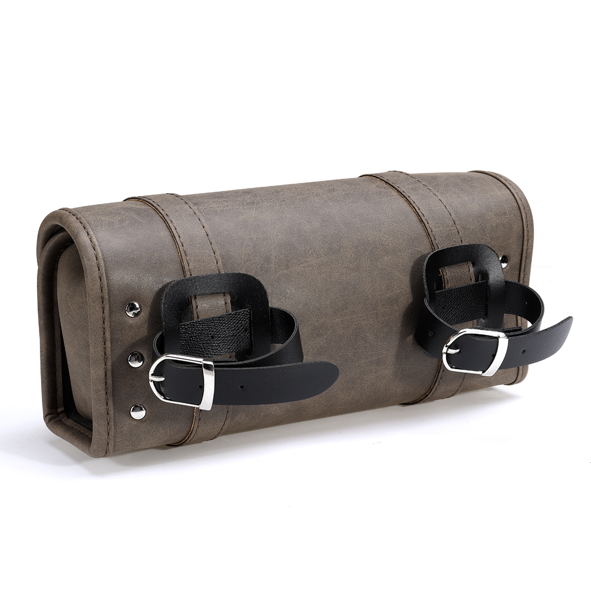 Motorcycle-Front-Rear-Handlebar-Fork-Tool-Bag-Saddlebag-Storage-Luggage-Matte-Brown-For-Harley-31131-1637538