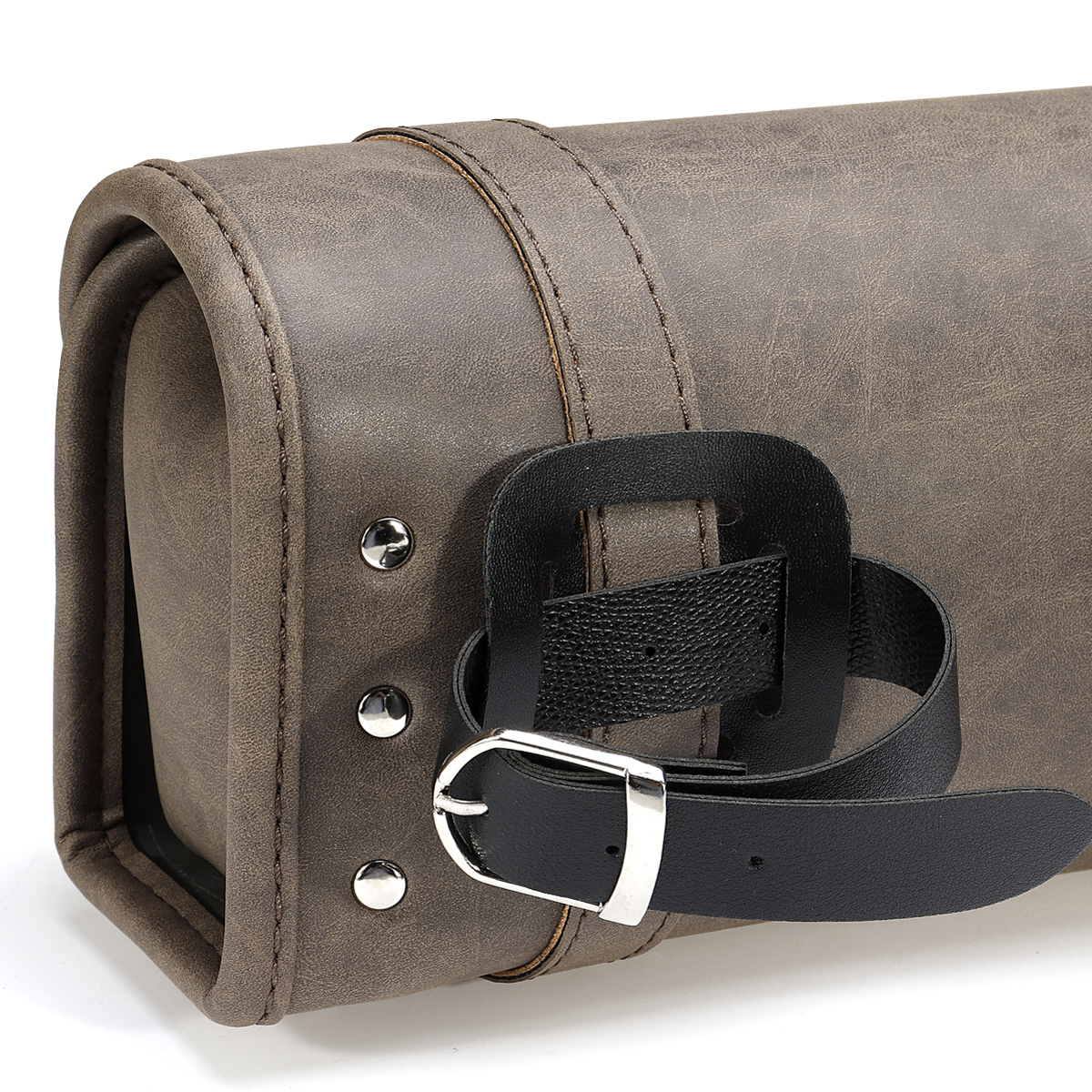 Motorcycle-Front-Rear-Handlebar-Fork-Tool-Bag-Saddlebag-Storage-Luggage-Matte-Brown-For-Harley-31131-1637538