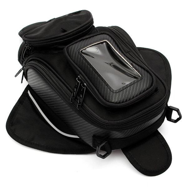 Motorcycle-Oil-Fuel-Tank-Bag-Magnetic-Multi-Layer-Black-Universal-38times25cm-Waterproof-1194449