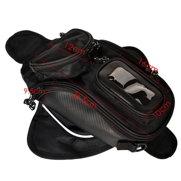 Motorcycle-Oil-Fuel-Tank-Bag-Magnetic-Multi-Layer-Black-Universal-38times25cm-Waterproof-1194449