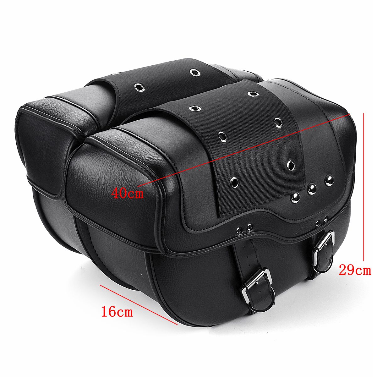 Motorcycle-PU-Leather-Luggage-Saddlebags-Black-For-Sportster-XL883-1200-1336212