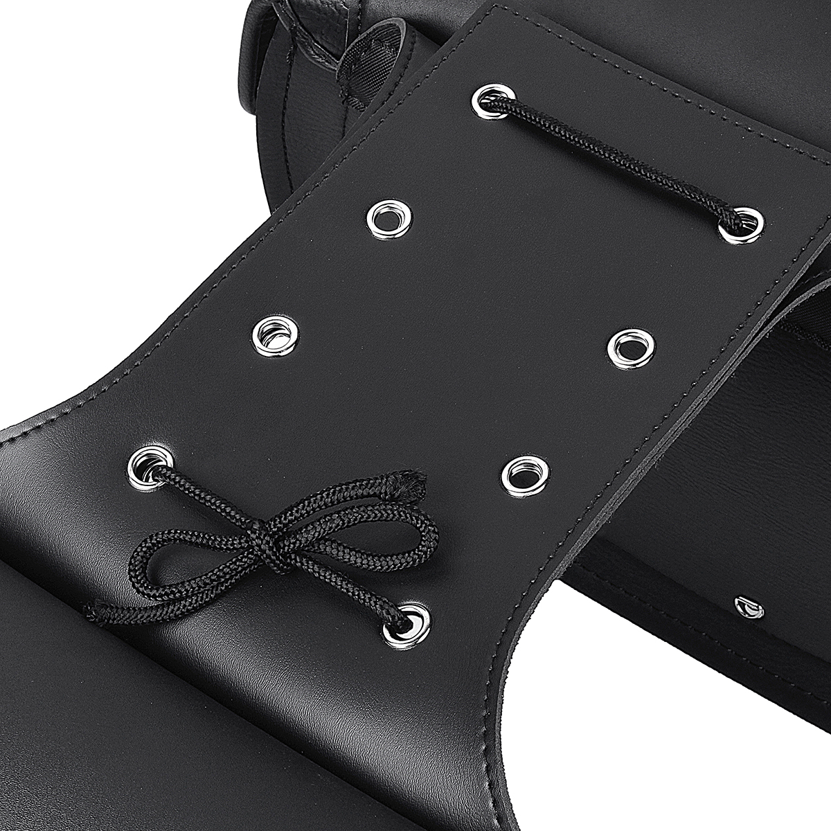 Motorcycle-PU-Leather-Luggage-Saddlebags-Black-For-Sportster-XL883-1200-1336212