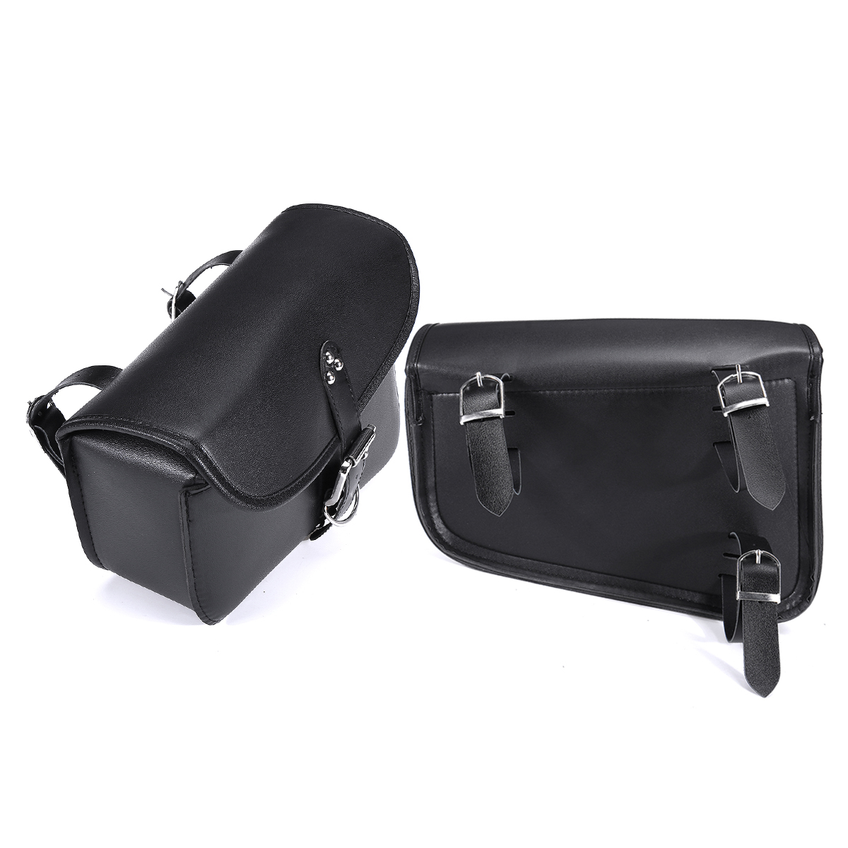 Motorcycle-PU-Leather-Saddlebags-Side-Luggage-Tool-Bag-For-HarleyHonda-Universal-1564295