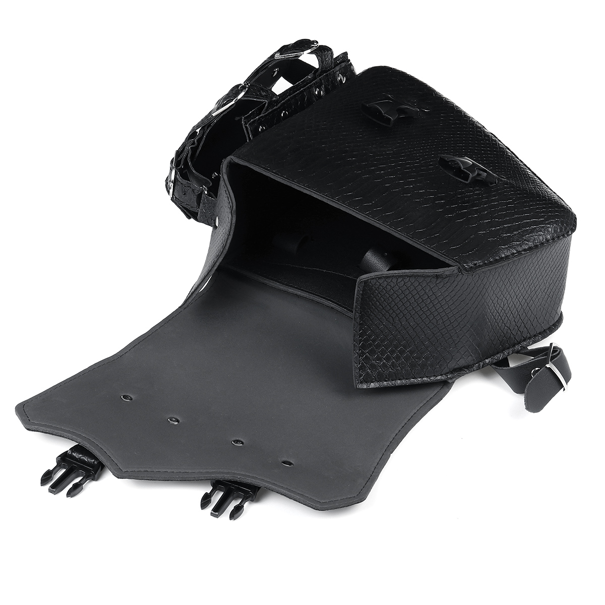 Motorcycle-Saddlebag-Tool-Bag-Luggage-With-Bottle-Holder-Left--Right-Side-Black-1736384