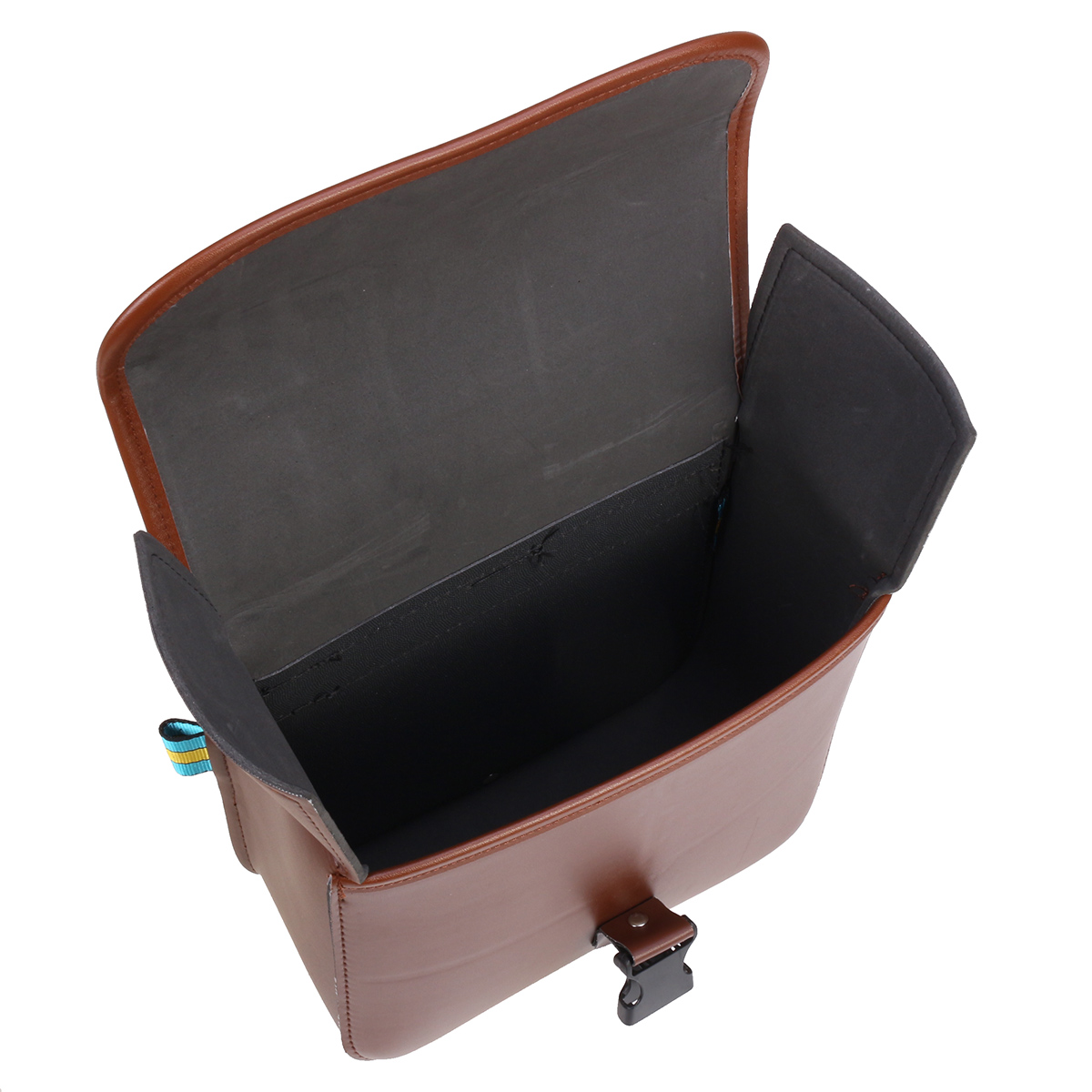 Motorcycle-Saddlebags-Bags-Bike-Side-Storage-Fork-Tool-Pouch-Universal-Brown-1593002