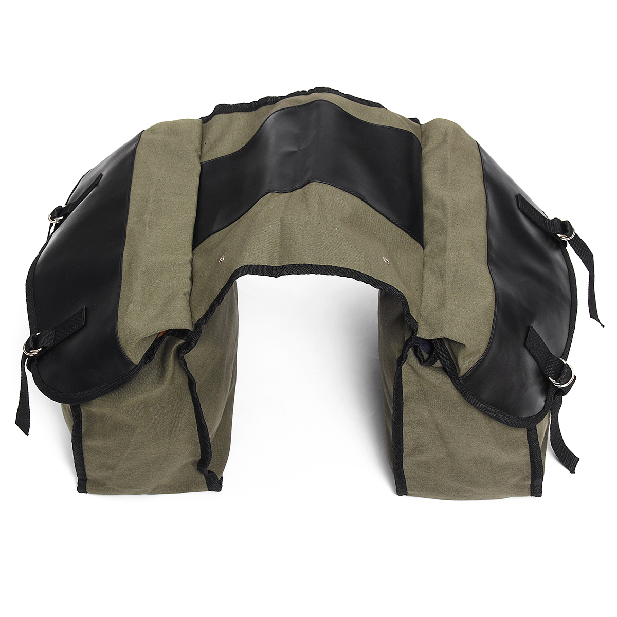 Motorcycle-Saddlebags-Canvas-Side-Back-Pack-Bike-Multi-Purpose-Luggage-Bag-Army-Green-1477532