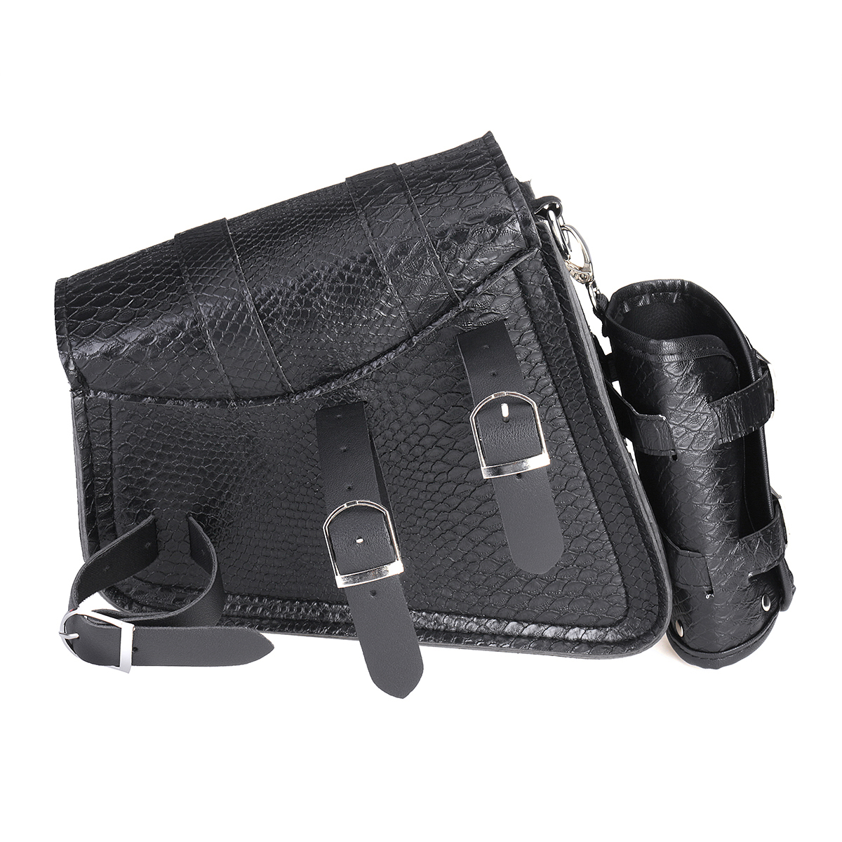 Motorcycle-Saddlebags-Rider-Panniers-Luggage-with-Kettle-Bag-Black-LeftRight-PU-Leather-Universal-1600406