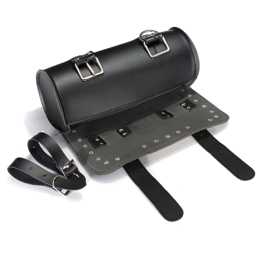 Motorcycle-Scooter-Tool-Bag-Saddlebags-Leather-Storage-1474328
