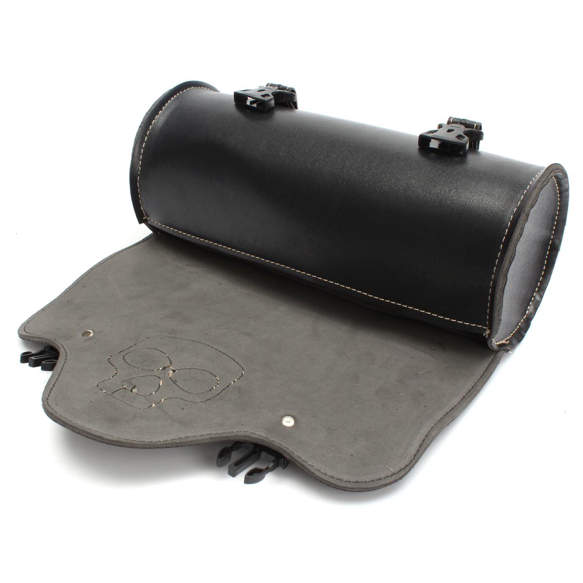 Motorcycle-Side-Saddle-Bag-PU-Leather-Saddle-Tool-Bag-Black-For-Harley-1124027