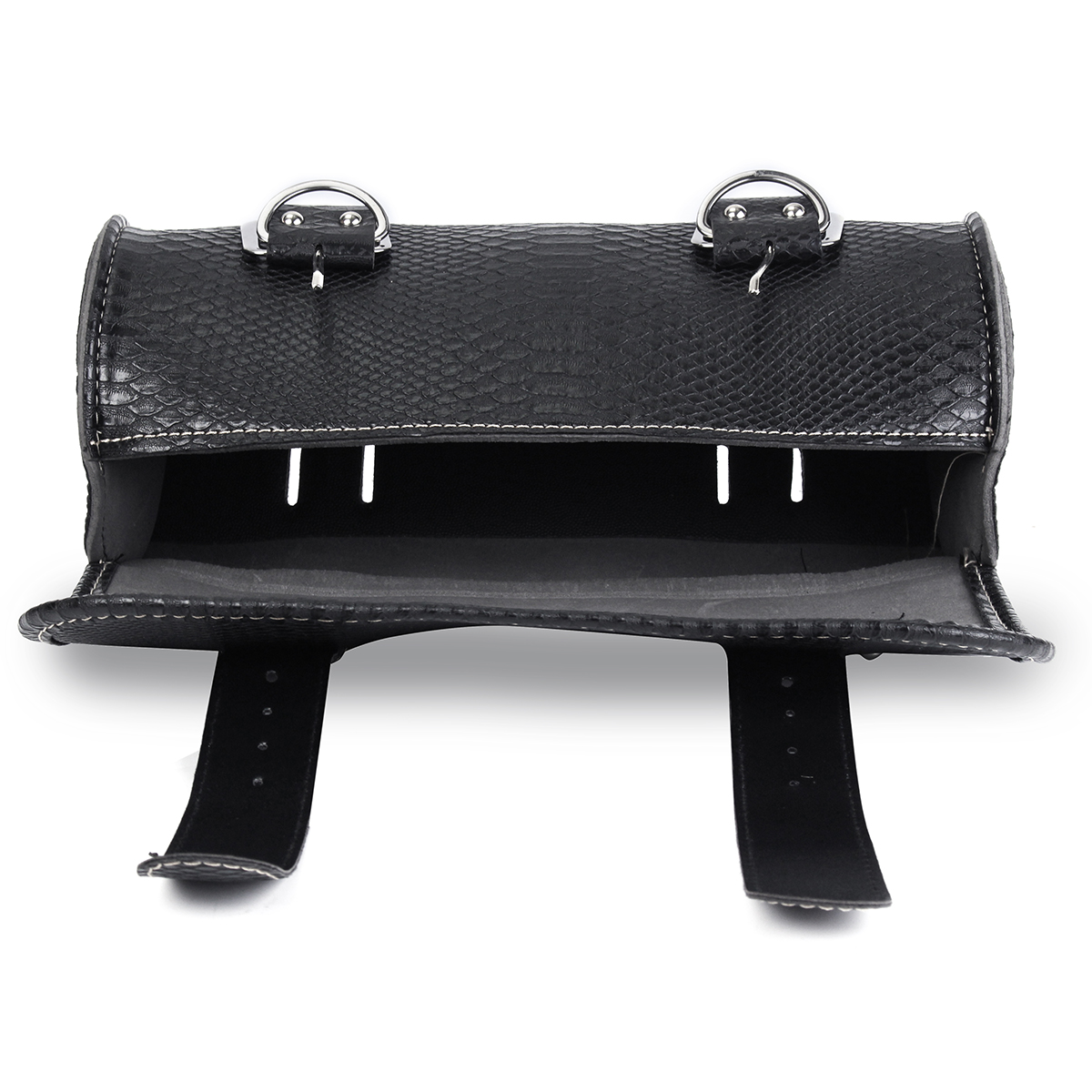 Motorcycle-Tool-Bag-Luggage-Black-Saddlebag-Roll-Barrel-Storage-For-Harley-Sportster-1311671