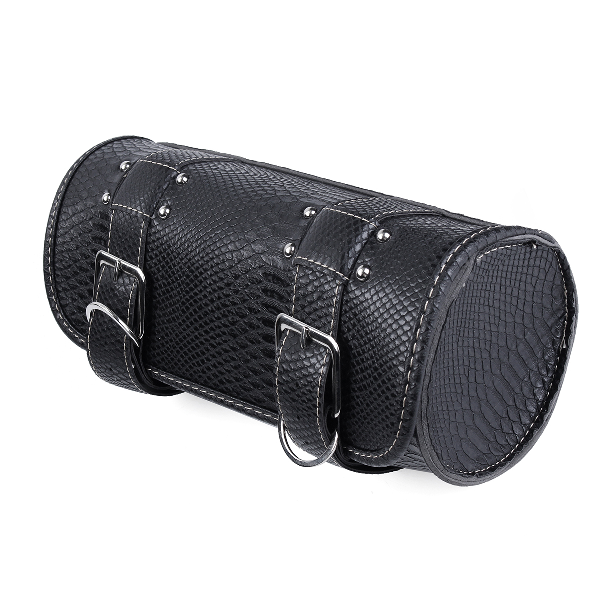 Motorcycle-Tool-Bag-Luggage-Black-Saddlebag-Roll-Barrel-Storage-For-Harley-Sportster-1311671