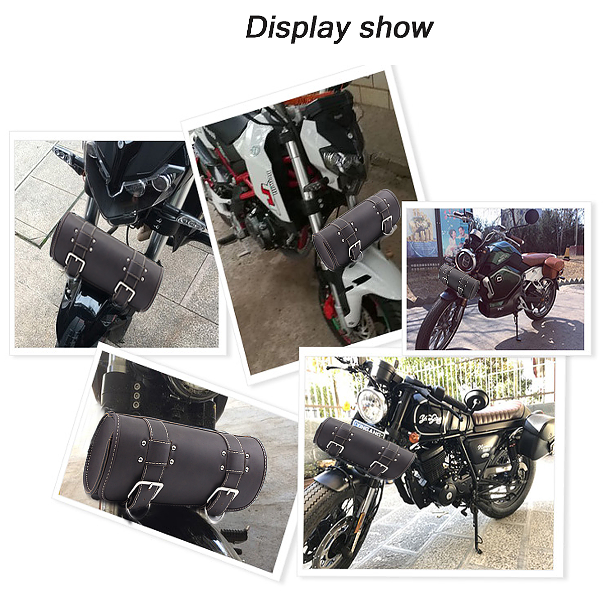 Motorcycle-Tool-Bag-Luggage-Saddlebag-Roll-Barrel-Storage-For-Harley-Sportster-1311774