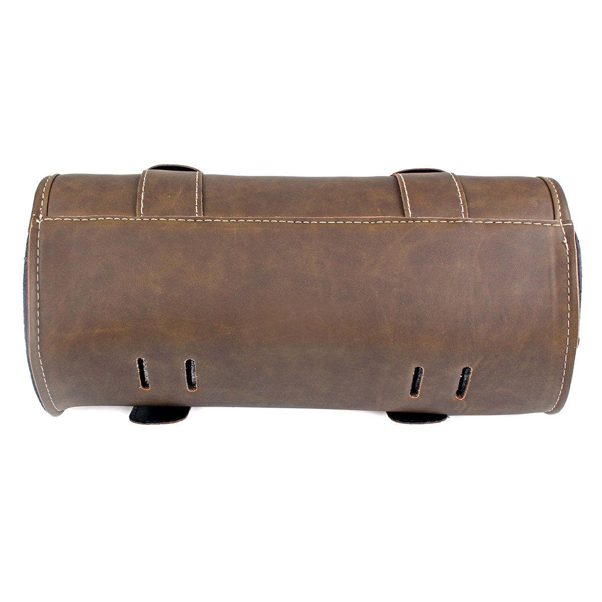 Motorcycle-Tool-Brown-Bag-Luggage-Saddlebag-Roll-Barrel-Storage-For-Harley-Sportster-1311623