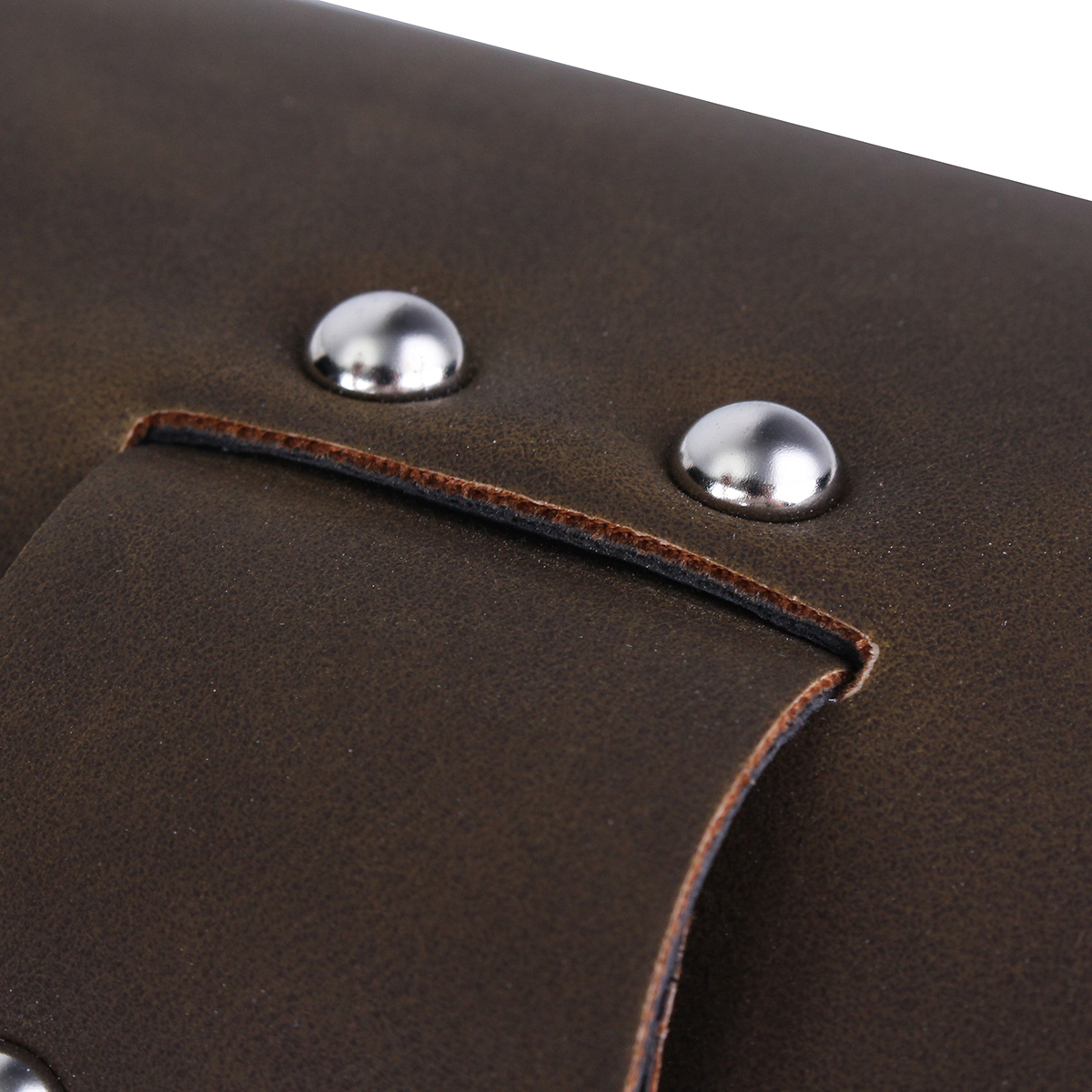 Motorcycle-Tool-Brown-Bag-Luggage-Saddlebag-Roll-Barrel-Storage-For-Harley-Sportster-1311623