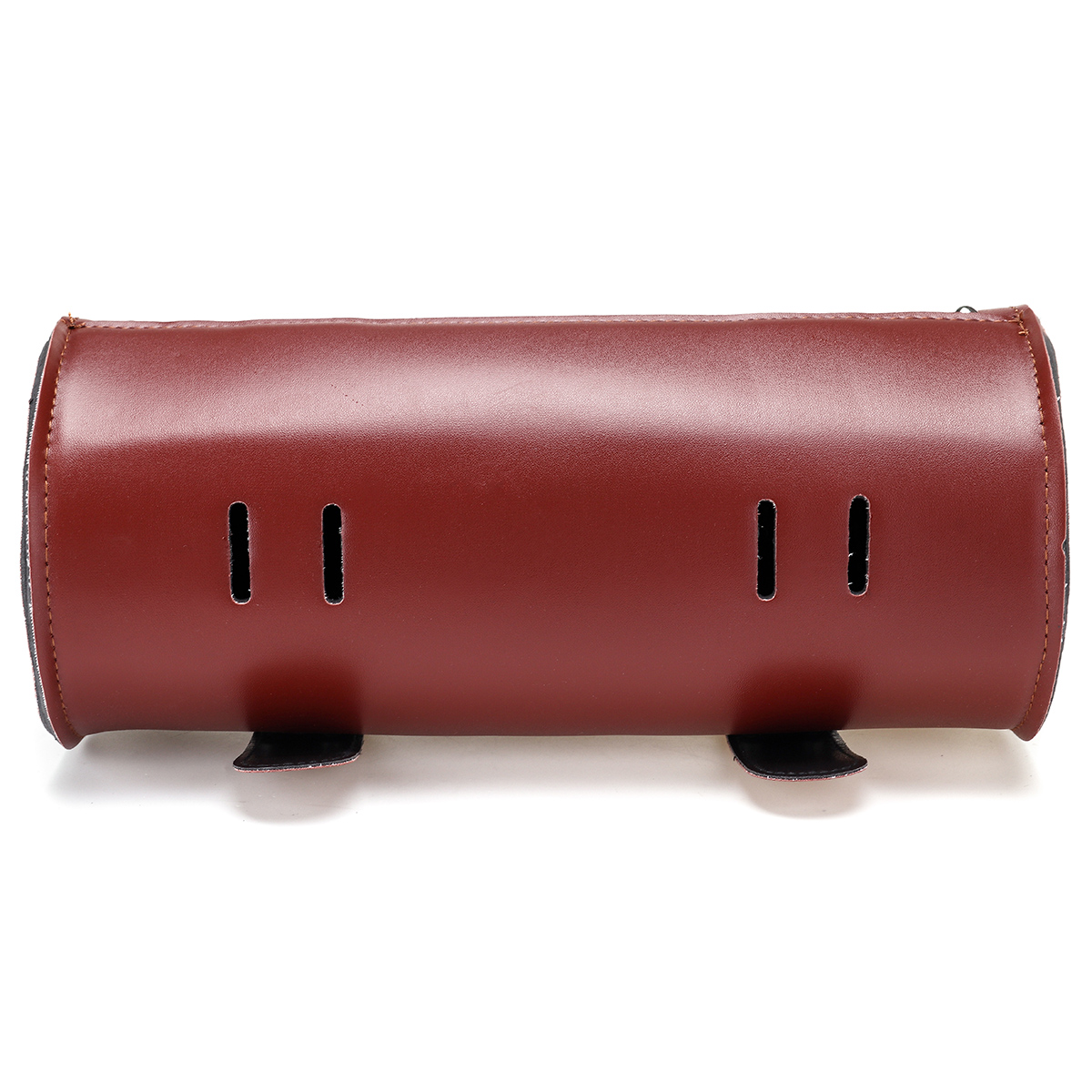 Motorcycle-Tool-Side-Bag-Luggage-Saddlebag-Brown-PU-Leather-31x13cm-1682365