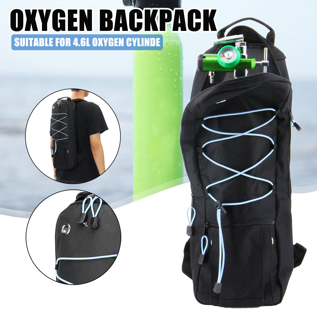 Oxygen-Cylinders-Backpack-Holder-Tank-Portable-Carrier-Nylon-Bag-Wheelchair-1591641