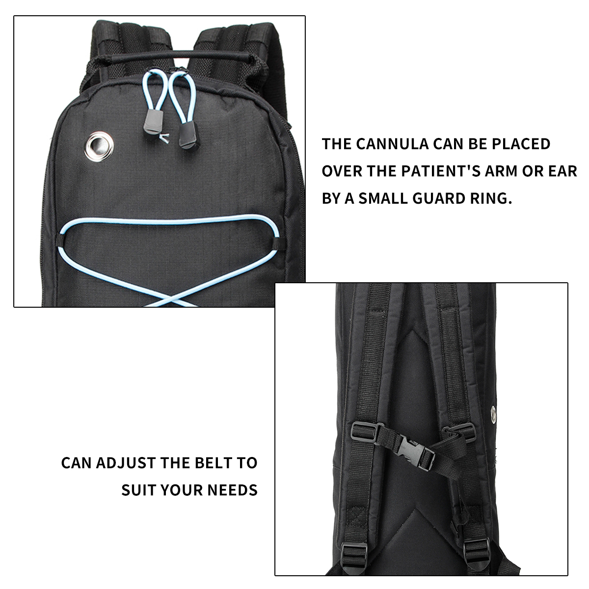 Oxygen-Cylinders-Backpack-Holder-Tank-Portable-Carrier-Nylon-Bag-Wheelchair-1591641