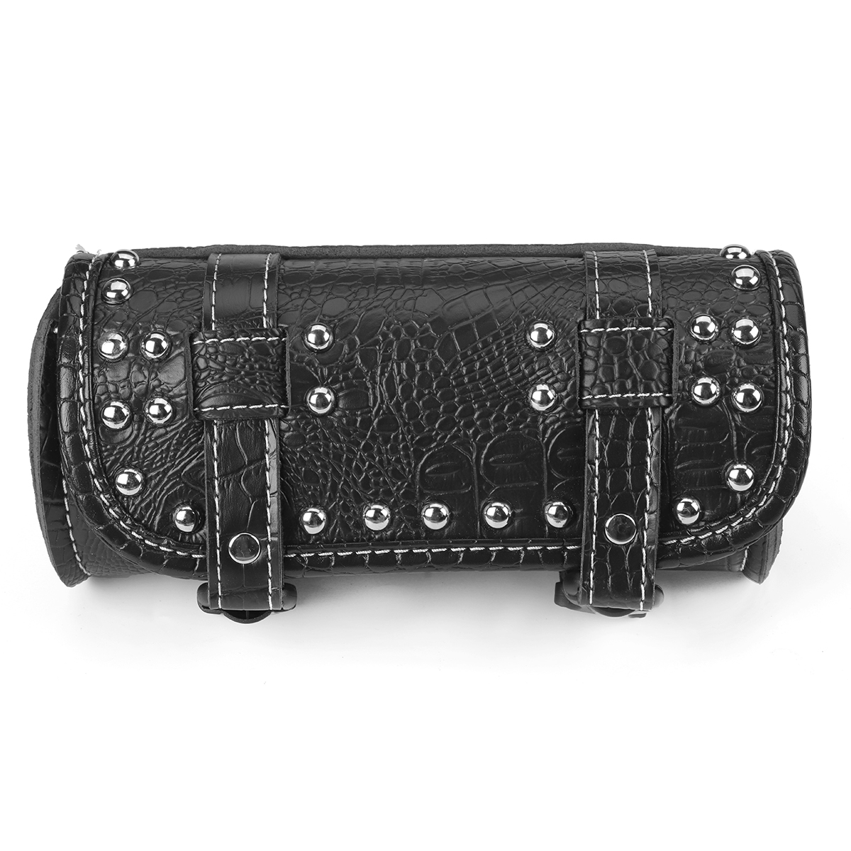 PU-Leather-Side-Tool-Box-Hanging-Saddlebag-Black-Motorcycle-Universal-1682367