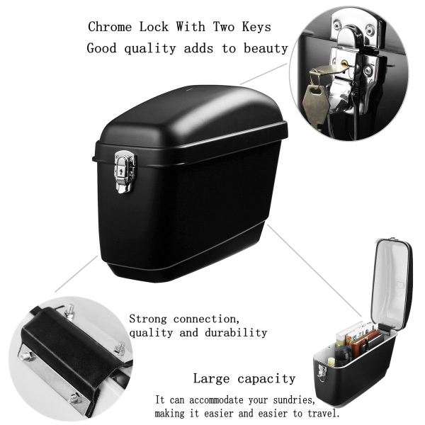 Pair-30L-Side-Luggage-Case-Hard-Trunk-Saddle-Bags-Motorcycle-Panniers-Box-Cruiser-Universal-1249061