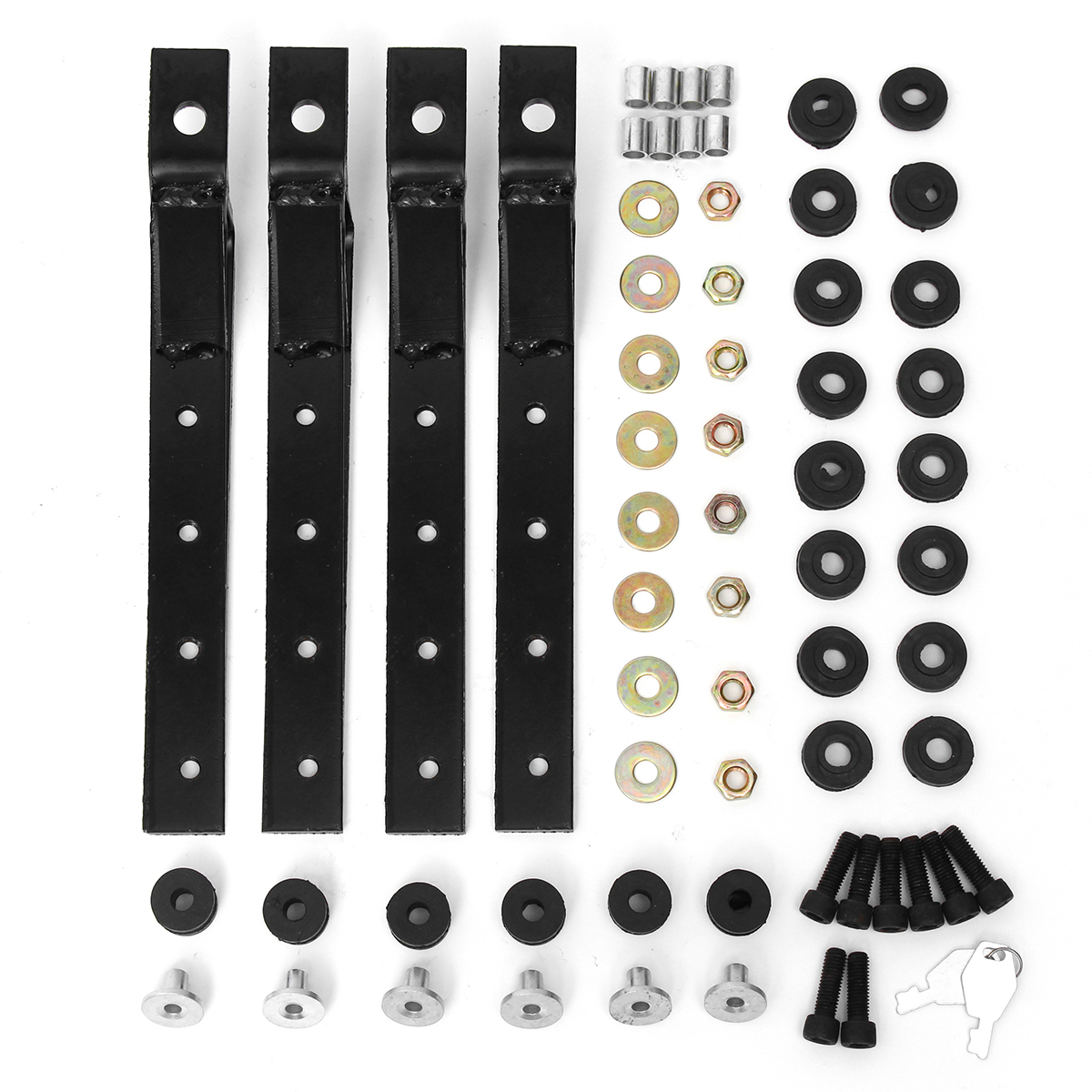 Pair-30L-Side-Luggage-Case-Hard-Trunk-Saddle-Bags-Motorcycle-Panniers-Box-Cruiser-Universal-1249061