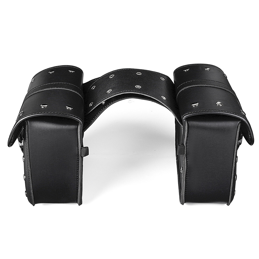 Pair-Black-PU-Leather-Motorcycle-Modified-Tool-Bag-Luggage-Saddlebags-For-Harley-1324673