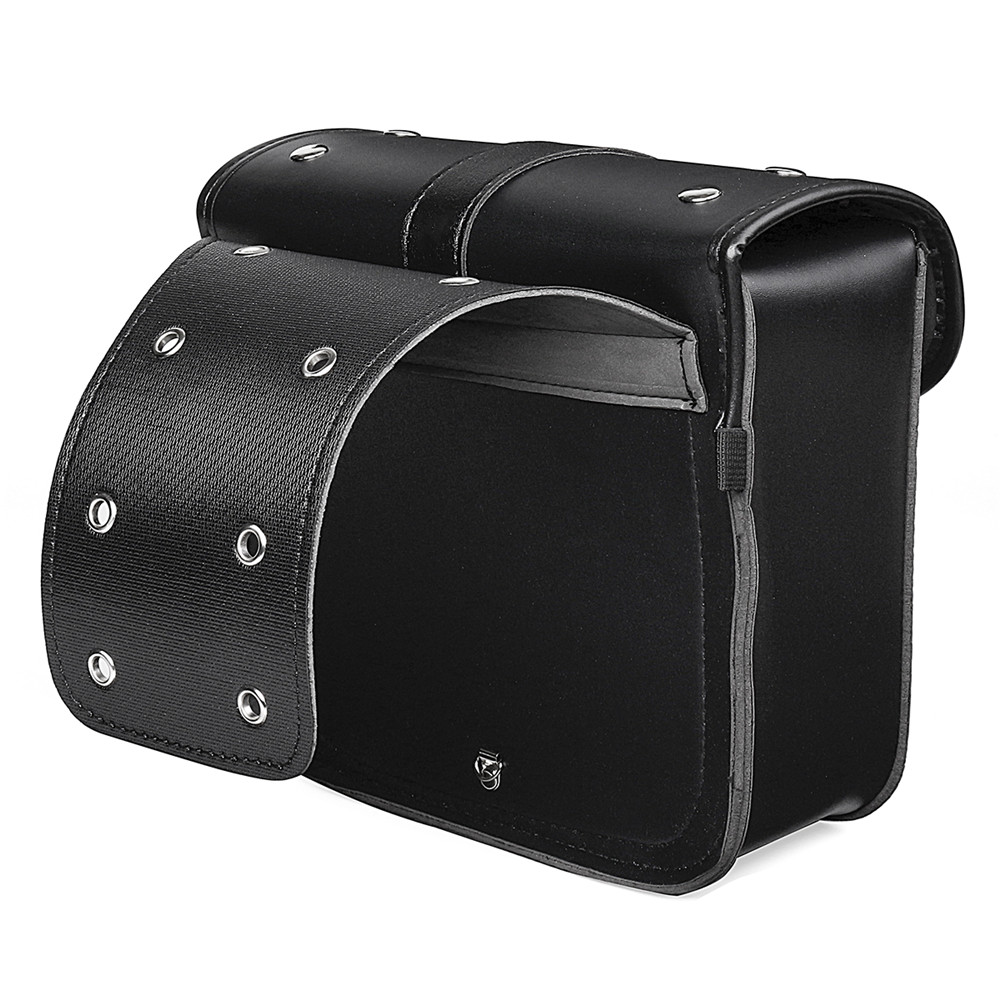 Pair-Black-PU-Leather-Motorcycle-Modified-Tool-Bag-Luggage-Saddlebags-For-Harley-1324673