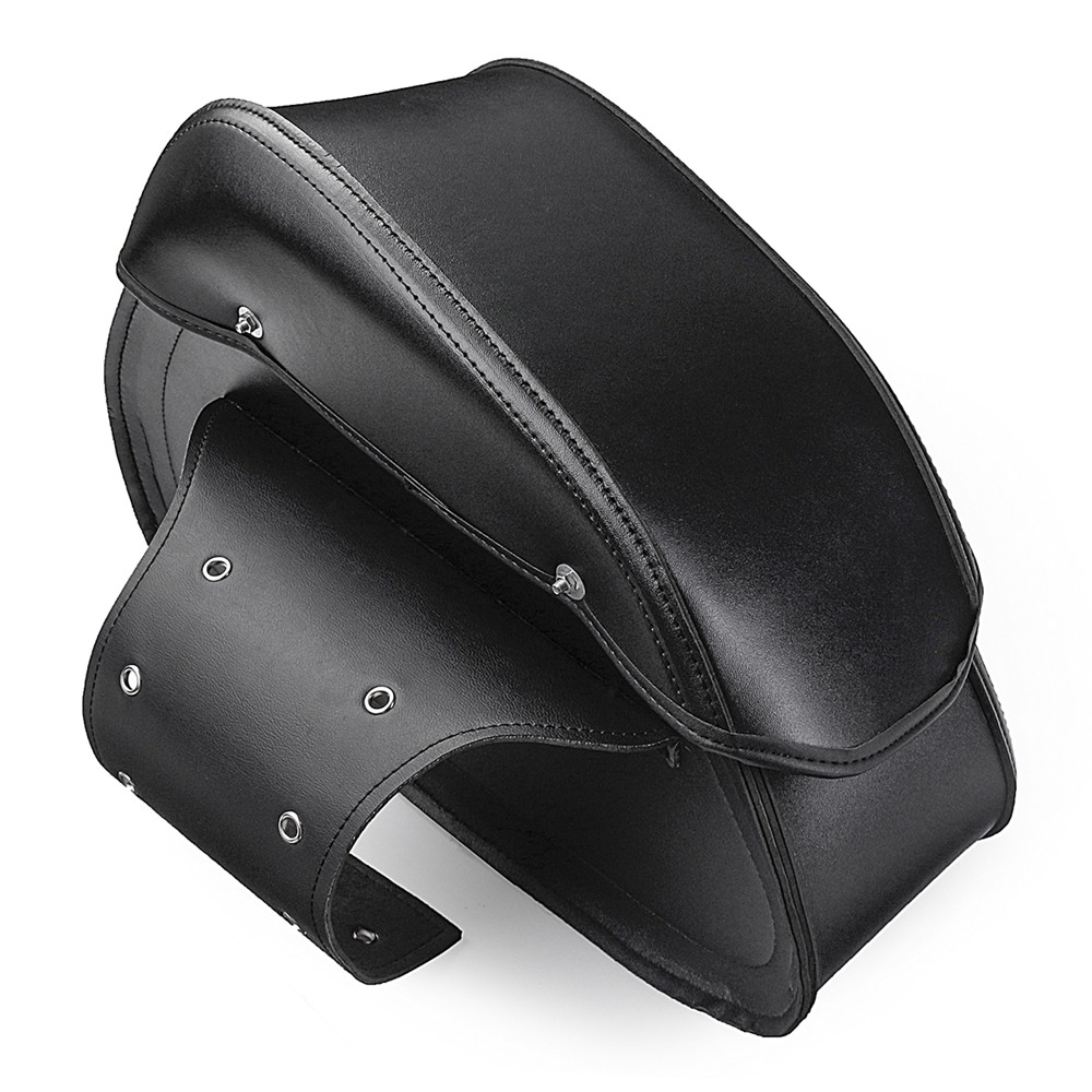 Pair-Large-Size-Black-PU-Leather-Motorcycle-Tool-Bag-Luggage-Saddlebags-For-Harley-1324641
