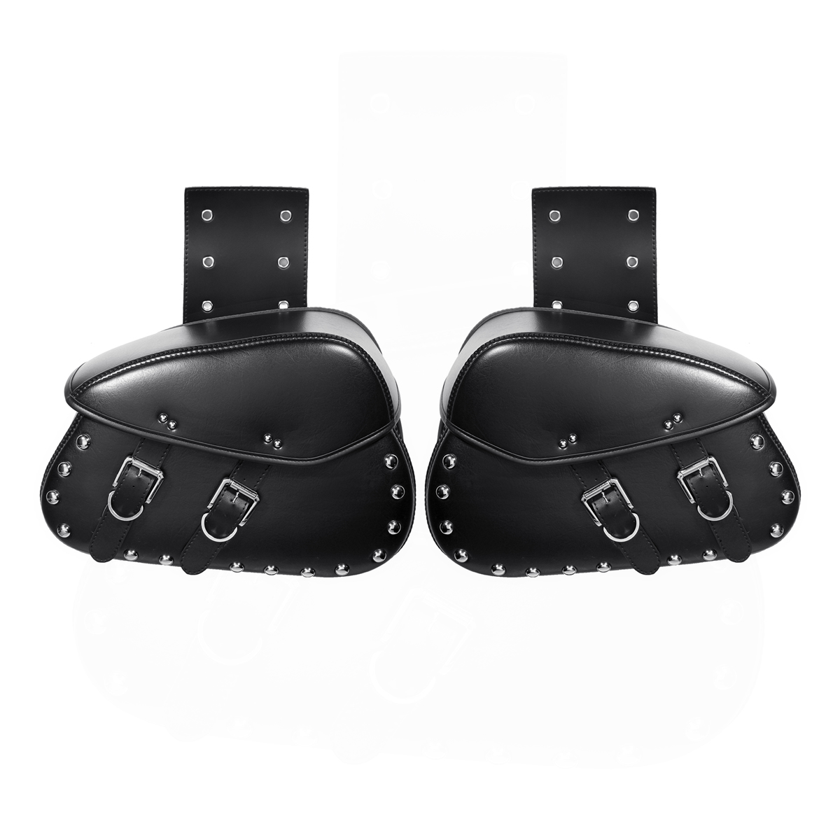Pair-Motorcycle-PU-Leather-Side-Saddlebags-Luggage-Saddle-Bag-Black-For-Harley-1315886